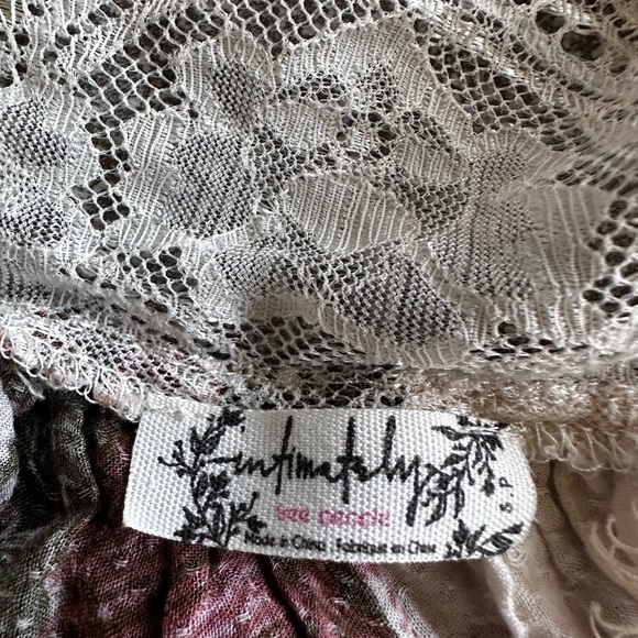 Free people Summer You Say So Slip loose fitting top floral size Small - Picture 5 of 8